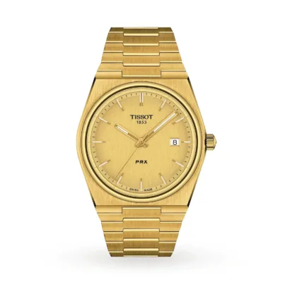 Tissot Prx Men's Gold Watch - T1374103302100